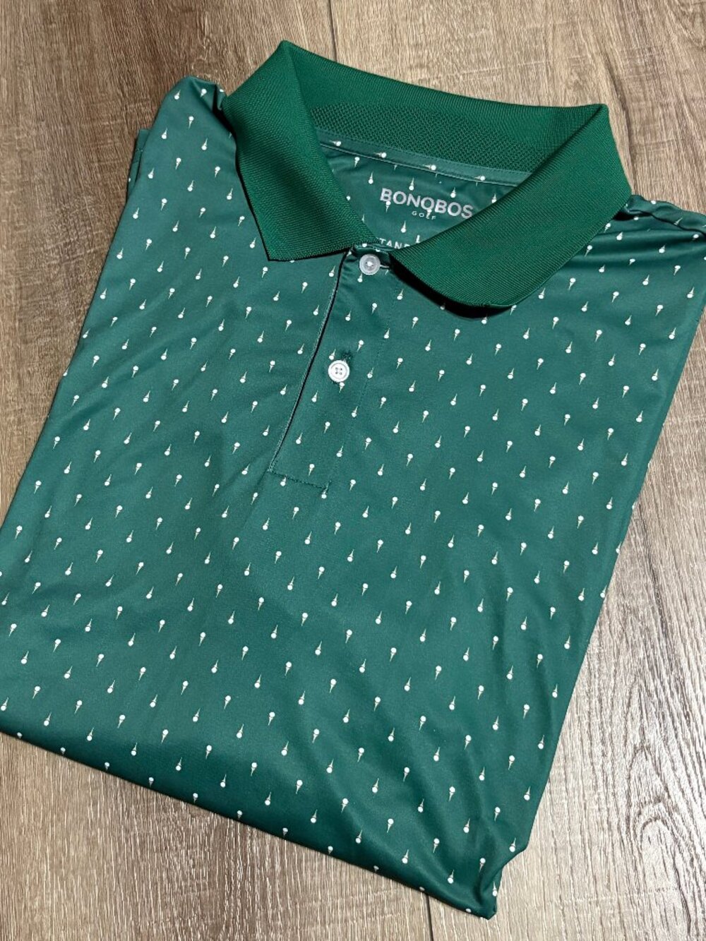 Bonobos Golf Polo Men's Large Green Ball